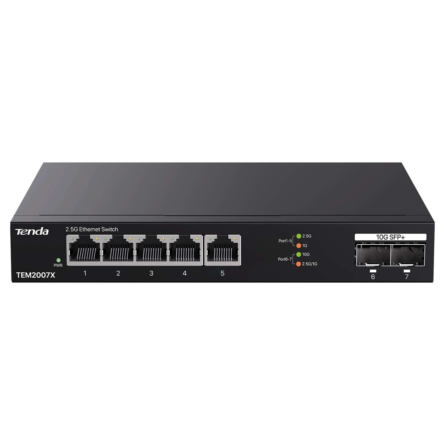 Tenda 5-Port 2.5G Ethernet Switch for Home & Small Businesses