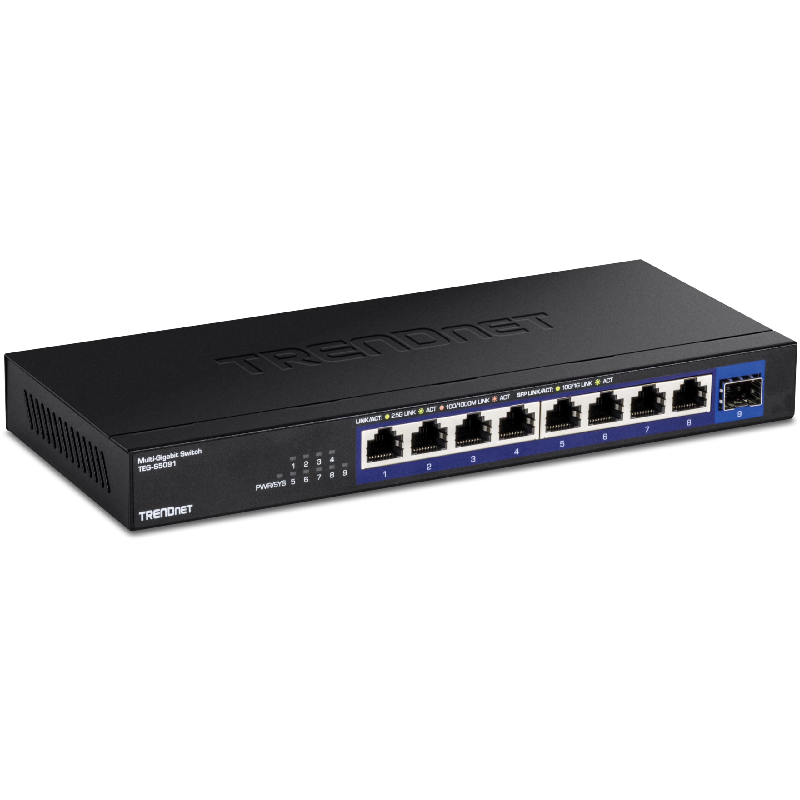 2.5G 9-Port Home Network Switch
