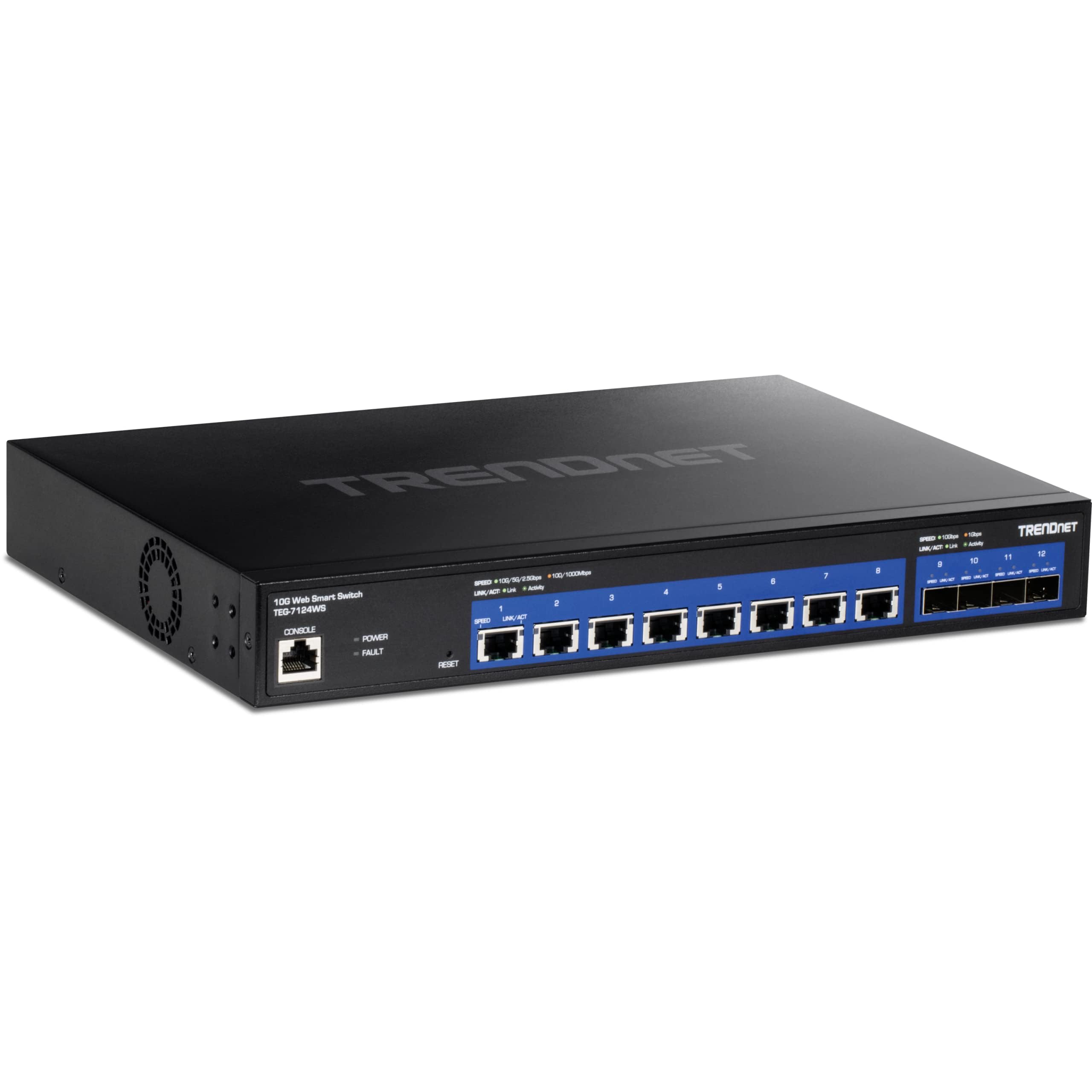 12-Port 10G Smart Switch for Tech Enthusiasts